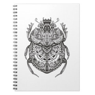 Carnet Scarabée africain Zendoodle
