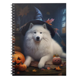 Carnet Scary d'Halloween Citrouille Samoyé