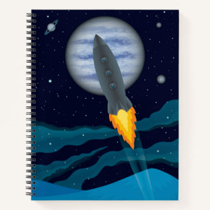 Carnet Scène Cosmic Rocketship