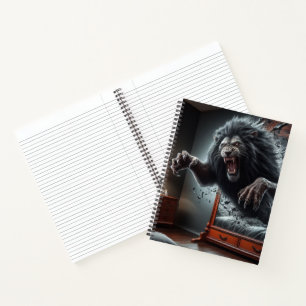 Carnet Scène d'attaque dramatique de gorille