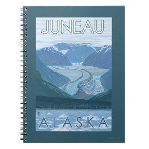 Carnet Scène de glacier - Juneau, Alaska