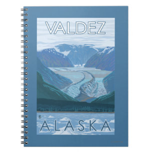Carnet Scène de glacier - Valdez, Alaska