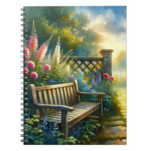 Carnet Scène de porte de jardin ensoleillé