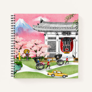 Carnet Scène japonaise