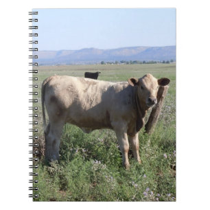 Carnet Scène rurale occidentale de paysage de troupeau d