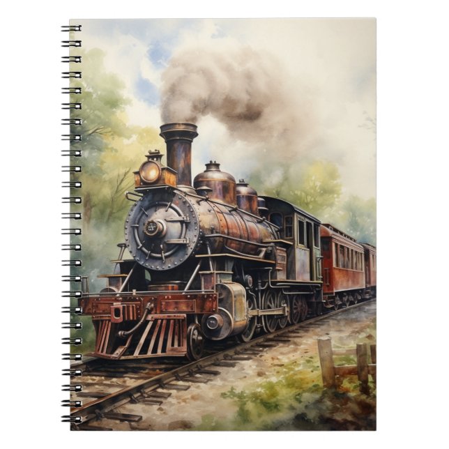 Carnet Scenic Landscape a Victorian Train (Devant)