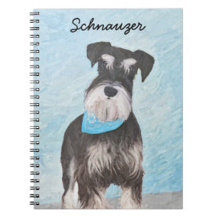 Carnet Schnauzer (Miniature) Peinture - Joli chien origin