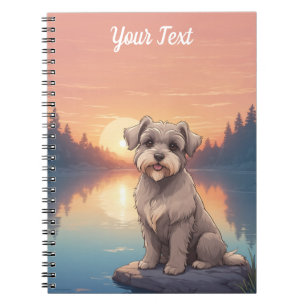 Carnet Schnauzer par lac