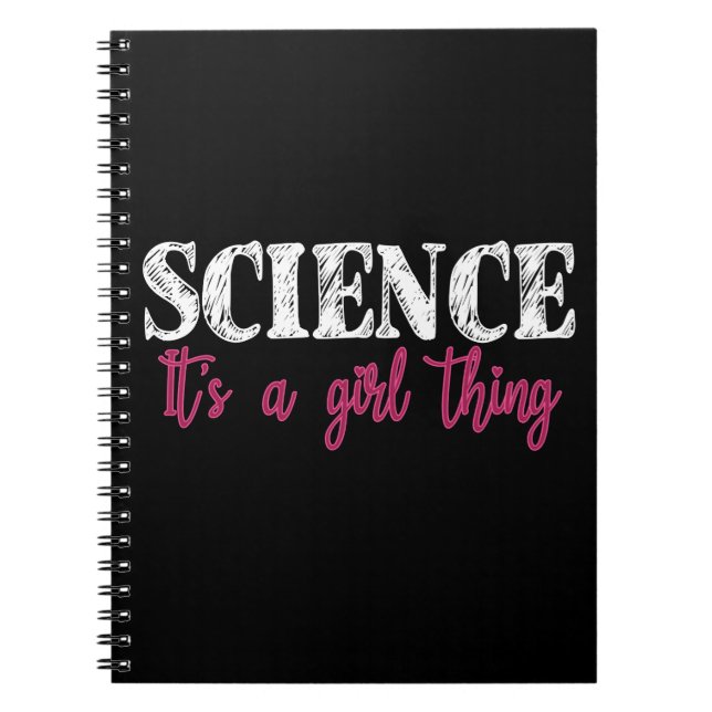 Carnet Science - C'est une fille (Devant)