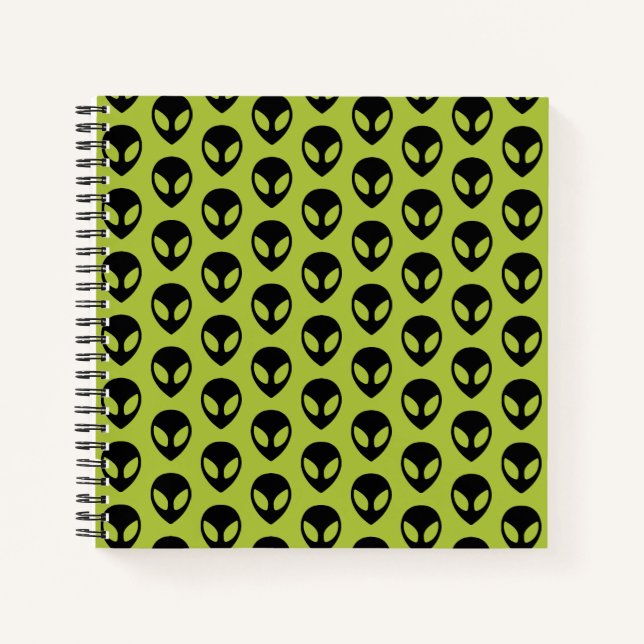 Carnet Science-fiction Alien spatiale Extraterrestre (Devant)