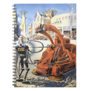 Carnet Science-fiction vintage Guerres extraterrestres Vi