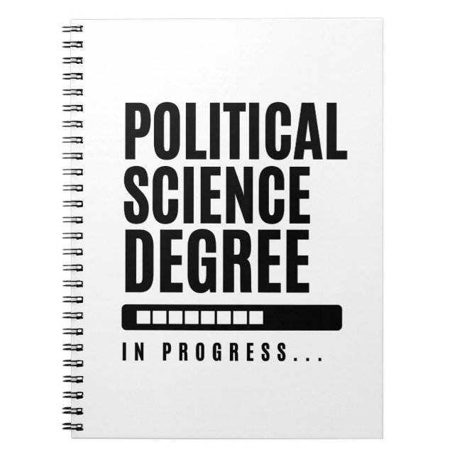 Carnet Sciences politiques Diplôme Cadeau (Devant)