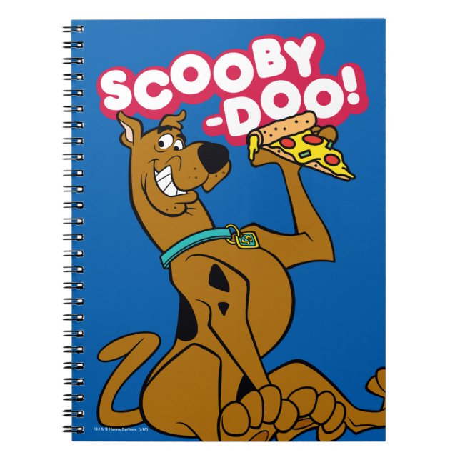 Carnet Scooby Doo Avec Pizza Slice (Devant)