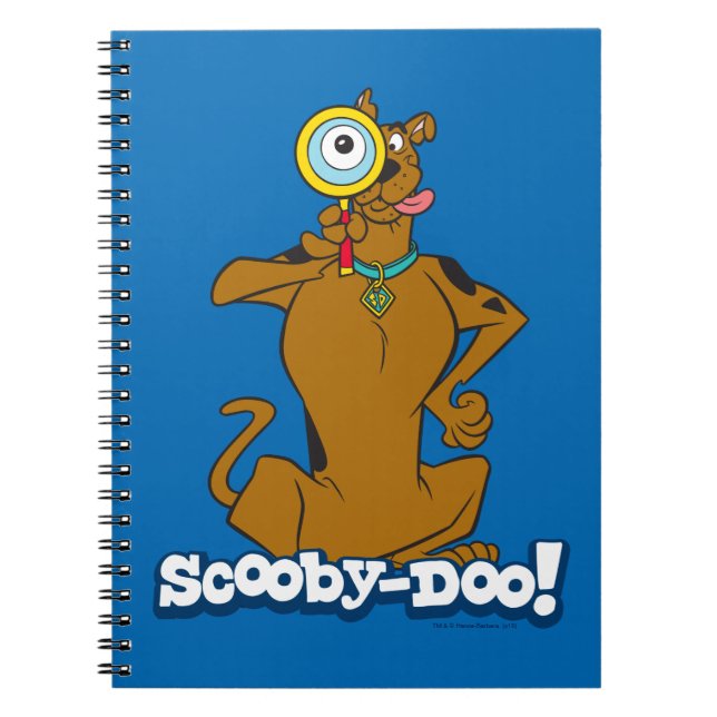 Carnet Scooby Doo Avec Verre Magnifiant (Devant)