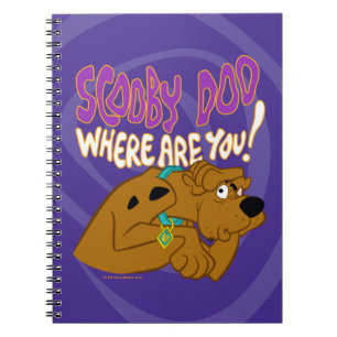 Carnet Scooby-Doo effrayé
