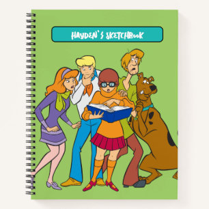 Carnet Scooby-Doo et le dessin d'investigation de la band