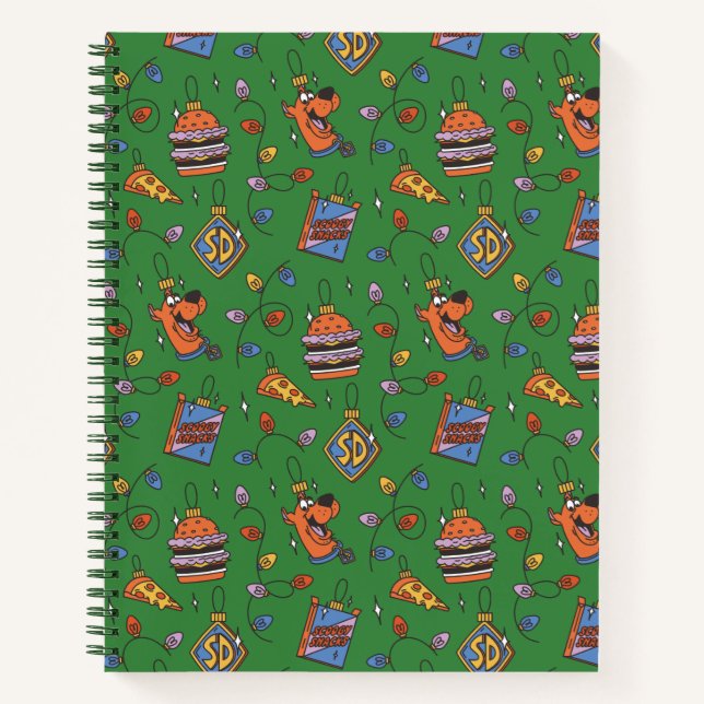 Carnet Scooby-Doo Holiday Snack Lights Pattern (Devant)