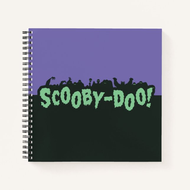 Carnet Scooby-Doo ! Logo Silhouette de Monstre (Devant)