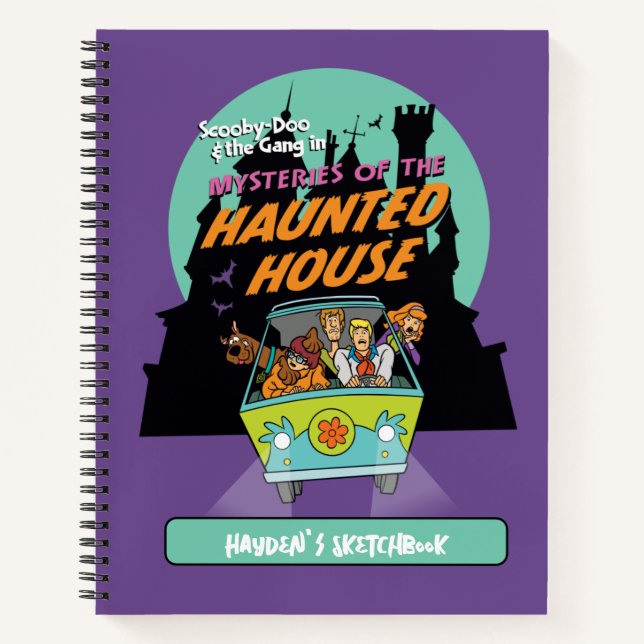 Carnet Scooby-Doo "Mystères De La Maison Hantée" Croquis (Devant)