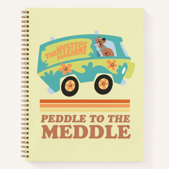 Carnet Scooby-Doo Mystery Machine "Peddle to the Meddle" (Devant)