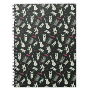 Carnet Scooby Doo Punk Guitare et Motif Amp