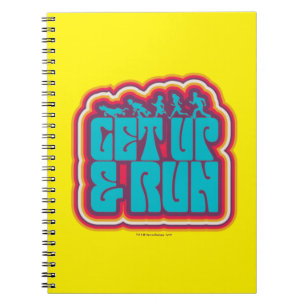 Carnet Scooby et le graphique "Get Up & Run"
