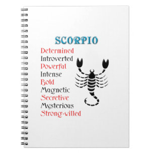 Carnet Scorpio Horoscope Symbole Zodiaque