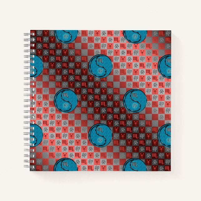 Carnet Scorpio & Water Rabbit (Devant)