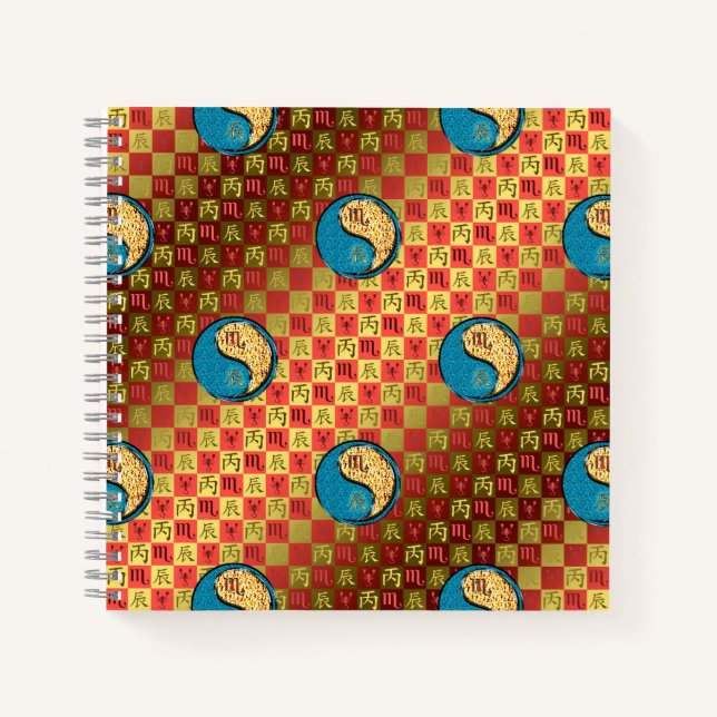 Carnet Scorpion & Dragon de Feu (Devant)