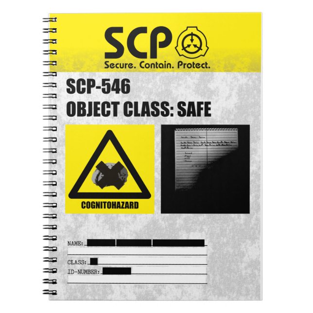 Carnet SCP - 546 "A Carnet" (Devant)
