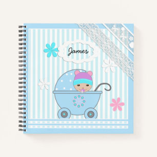 Carnet Scrapbook pour garçon, album photo pour garçon