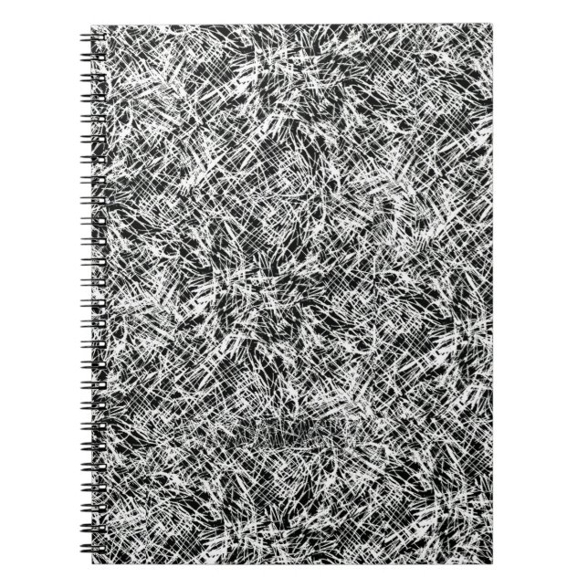 Carnet Scribbles Noir Et Blanc (Devant)
