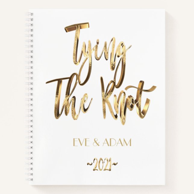 Carnet Se Marier Tying The Knot 2021 (Devant)