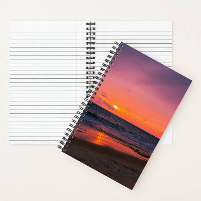 Carnet Sea and Sunset Notebook (À l'intérieur)
