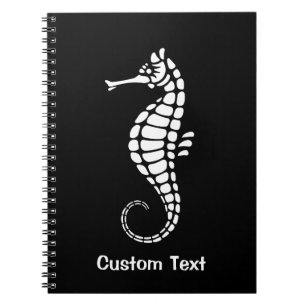 Carnet Seahorse White