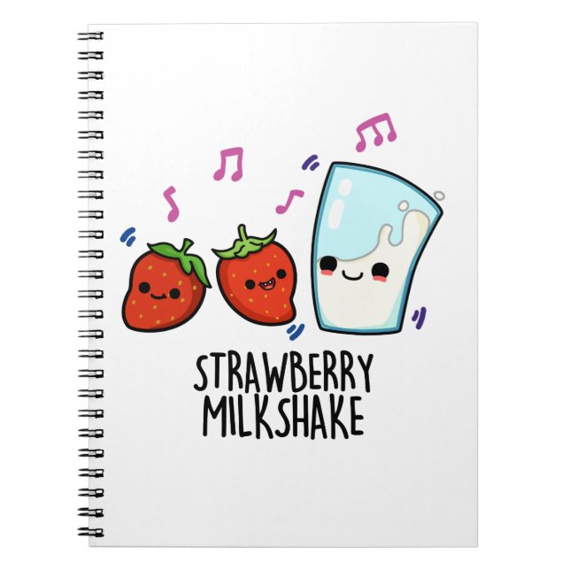 Carnet Secousse de Lait à la Fraise Punition Alimentaire  (Devant)