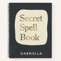 Secret Spells Grimoire Cover Personnalisé