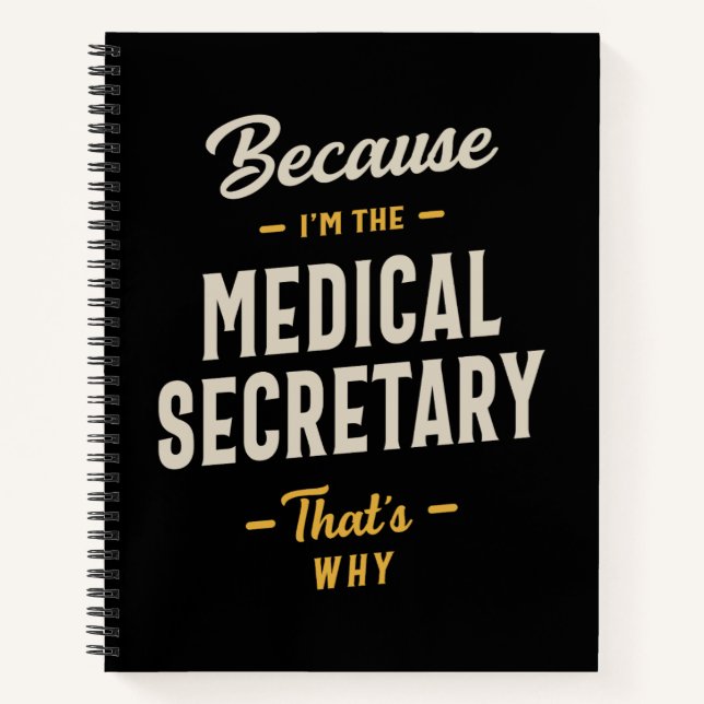 Carnet Secrétaire Médicale Titre du poste Profession (Devant)