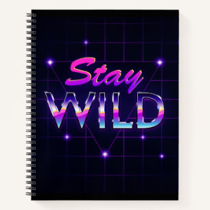 Carnet Séjour Cool sauvage Rétro 80s Vaporwave