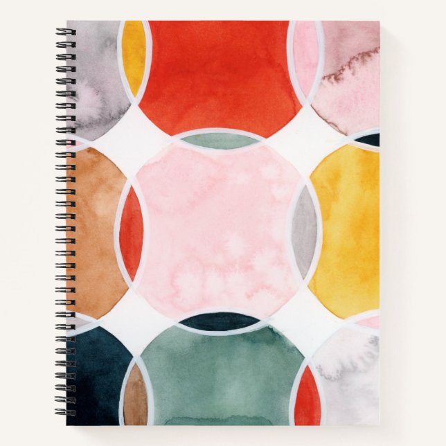 Carnet Sensal - Motif circulaire (Devant)