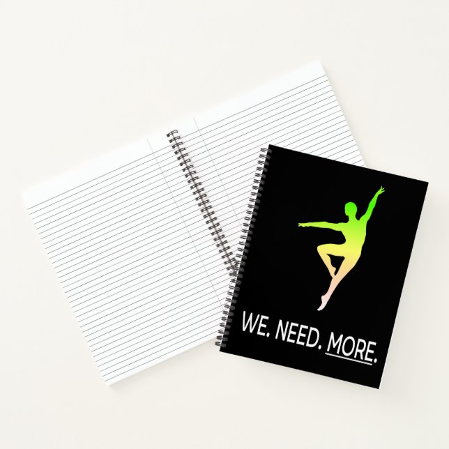 Carnet Sensibilisation au danseur masculin II Personnalis (Intérieur)