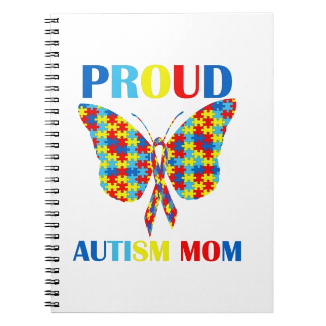 Carnet Sensibilisation sur l'autisme Jour Autisme Maman C (Devant)