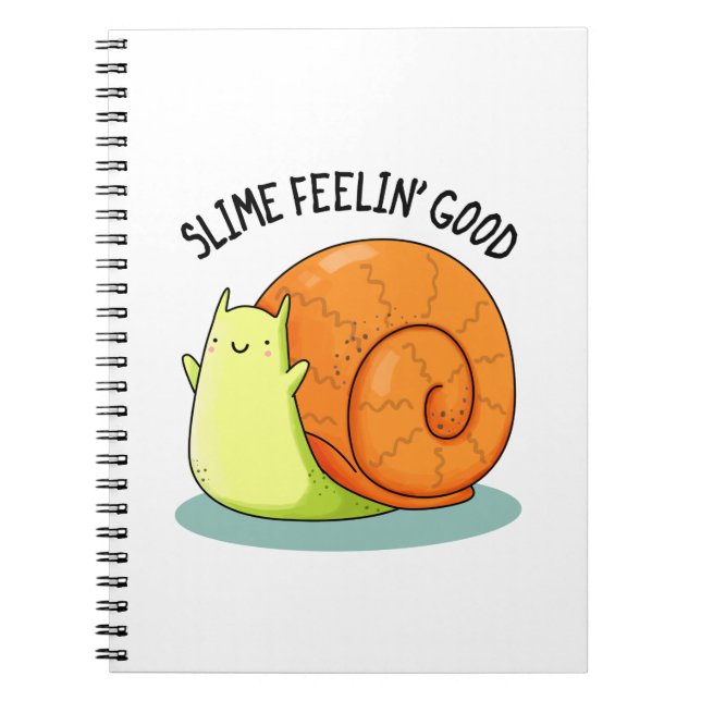 Carnet Sentiment de slime Bon Drôle de Punaisie d'escargo (Devant)