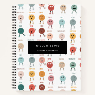 Carnet Sentiments Émotions Visages Graphique Conseiller s