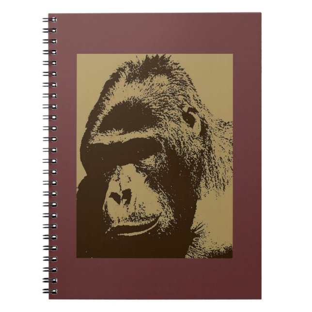 Carnet Sepia Gorilla (Devant)