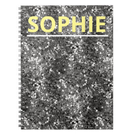 Carnet Séquence métallique en argent