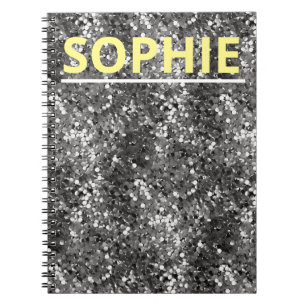 Carnet Séquence métallique en argent