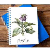 Serene Watercolor Comfrey, personnalisée
