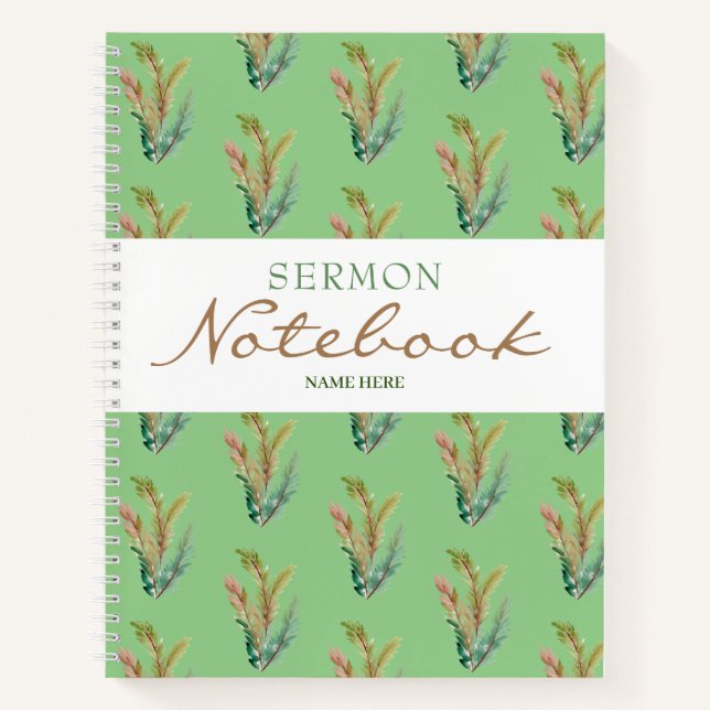 Carnet Sermon moderne (Devant)