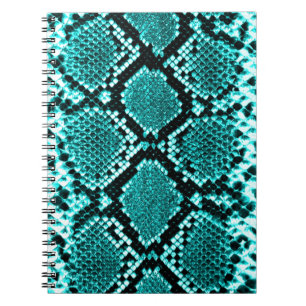 Carnet Serpent à sonnette à sonnette de diamant Aqua